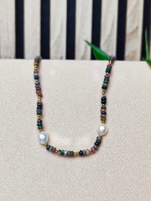 Collier Agate indienne