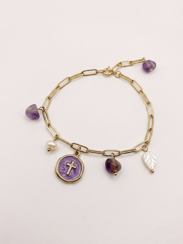 Bracelet Âme mauve