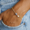 Bracelet Jaspe bleu