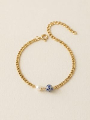 Bracelet Jaspe bleu