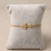 Bracelet croix strass