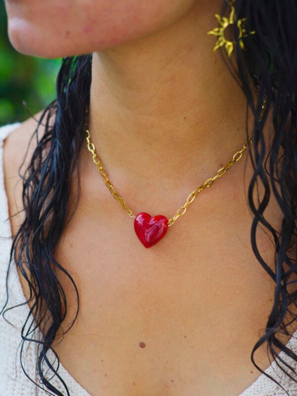 Collier Kenza cherry