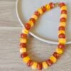 Collier Bubble Orange Terracotta