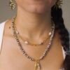 Collier Jaspe vert