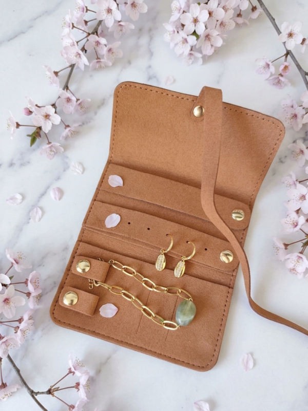 Pochette à bijoux de voyage