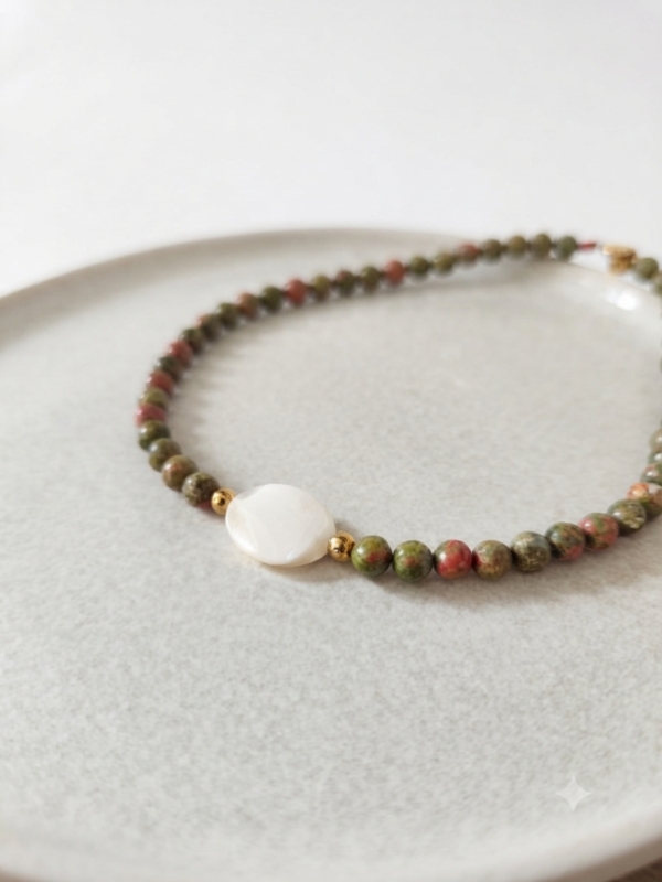 Collier Unakite