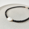 Collier Obsidienne doré