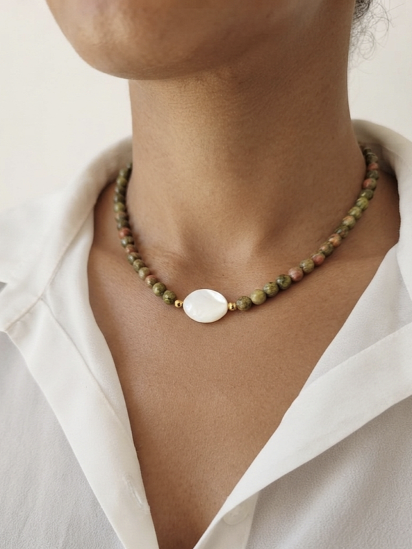 Collier Unakite