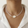 Collier Quartz Rosa