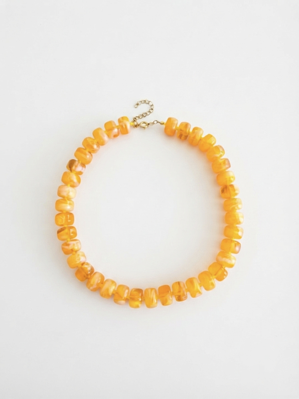 Collier Bubble Orange