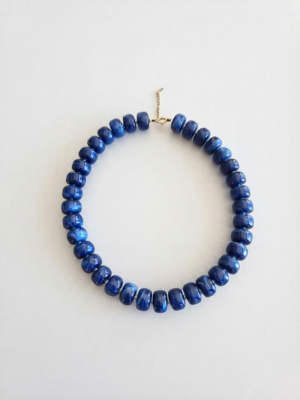 Collier Bubble Bleu foncé