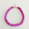 Collier Bubble Rose Fushia