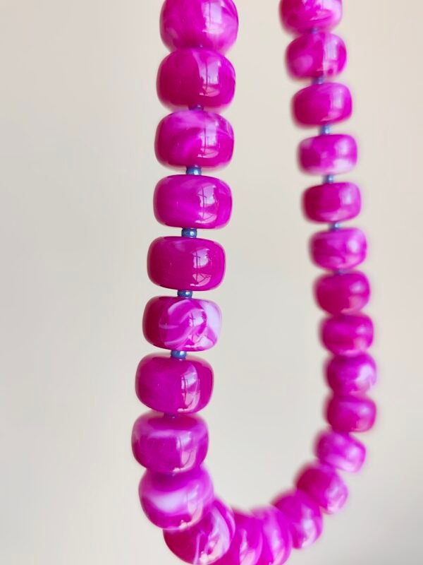 Collier Bubble Rose Fushia